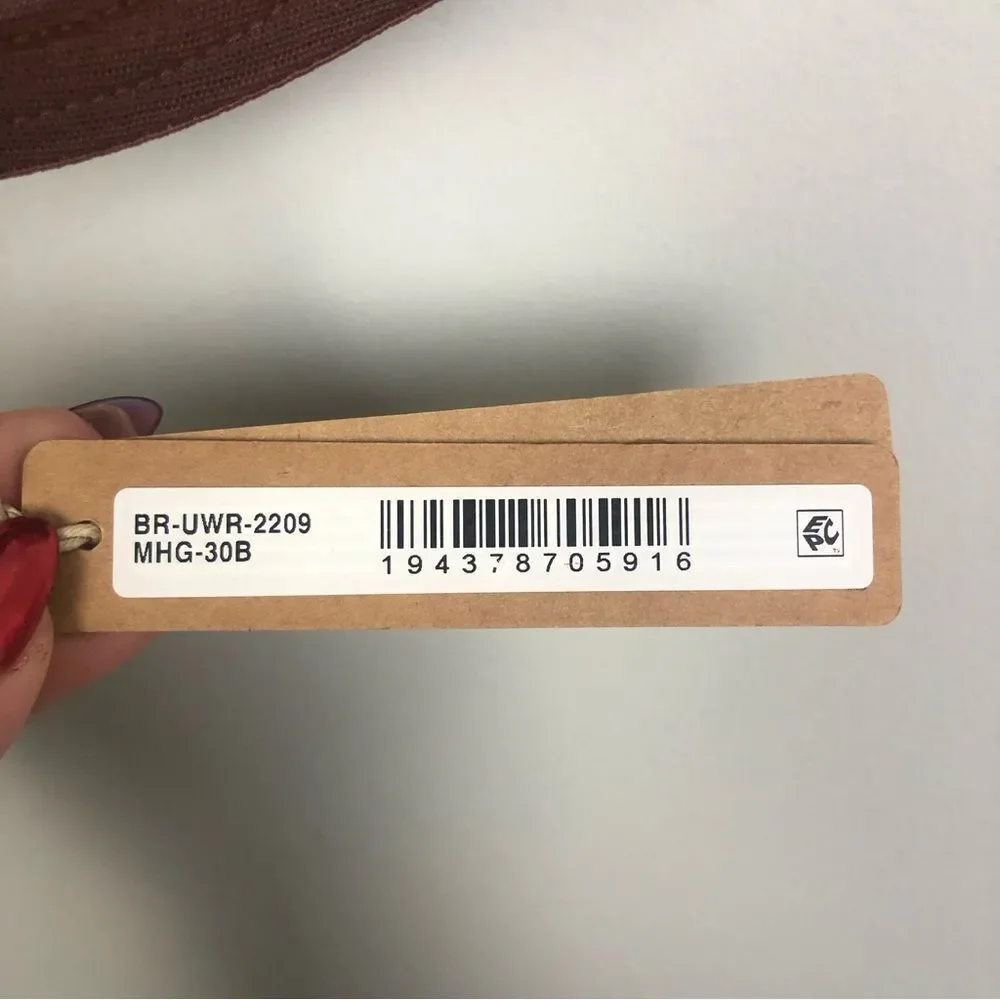 SKIMS | NEW Ultrafine Mesh Convertible Bra in Mahogany Women’s Size 30B - Picture 8 of 12